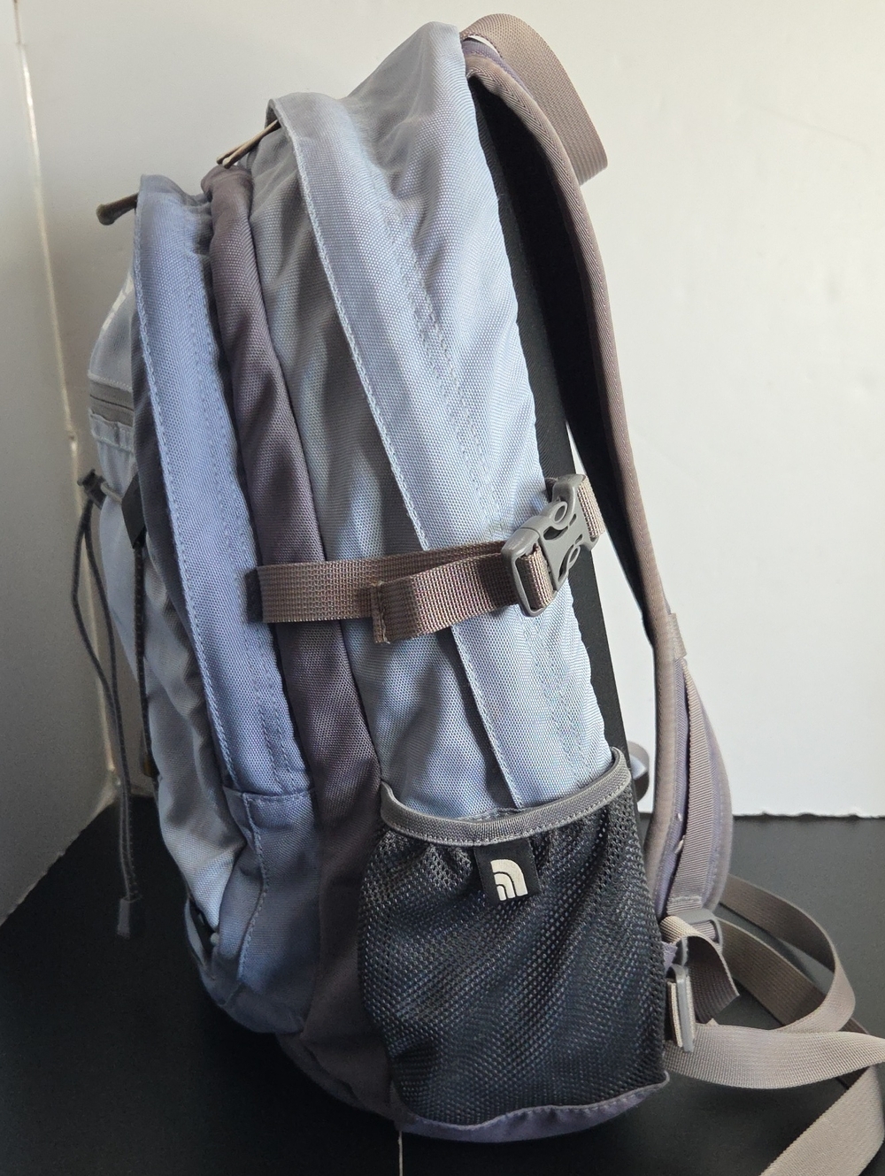 The North Face Isabella Light Blue and Gray Backpack - Picture 5 of 16